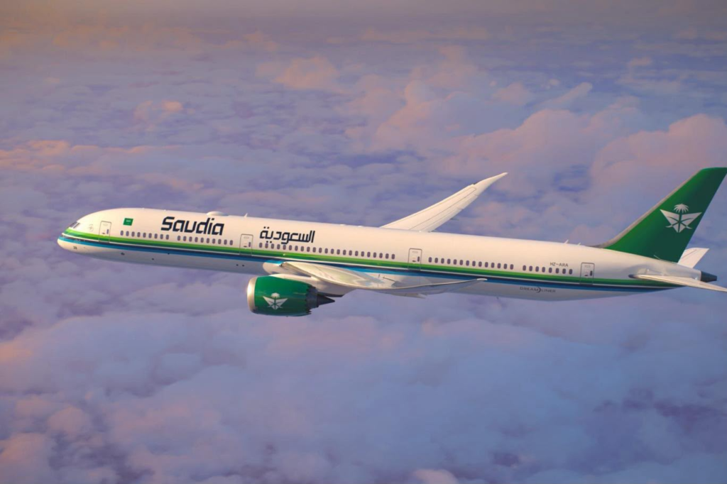 صورة لطائرة الخطوط السعودية